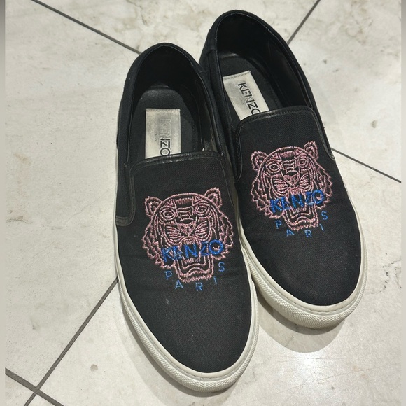 KENZO Embroidered Casual Slip-On Loafer Shoes For woman - Picture 2 of 4